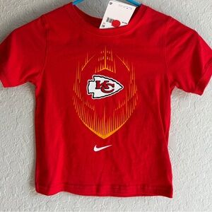 NWT Kansas City Chiefs Nike Red T-shirt - Toddler Size 4T